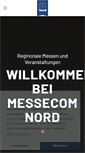 Mobile Screenshot of messecom-nord.de